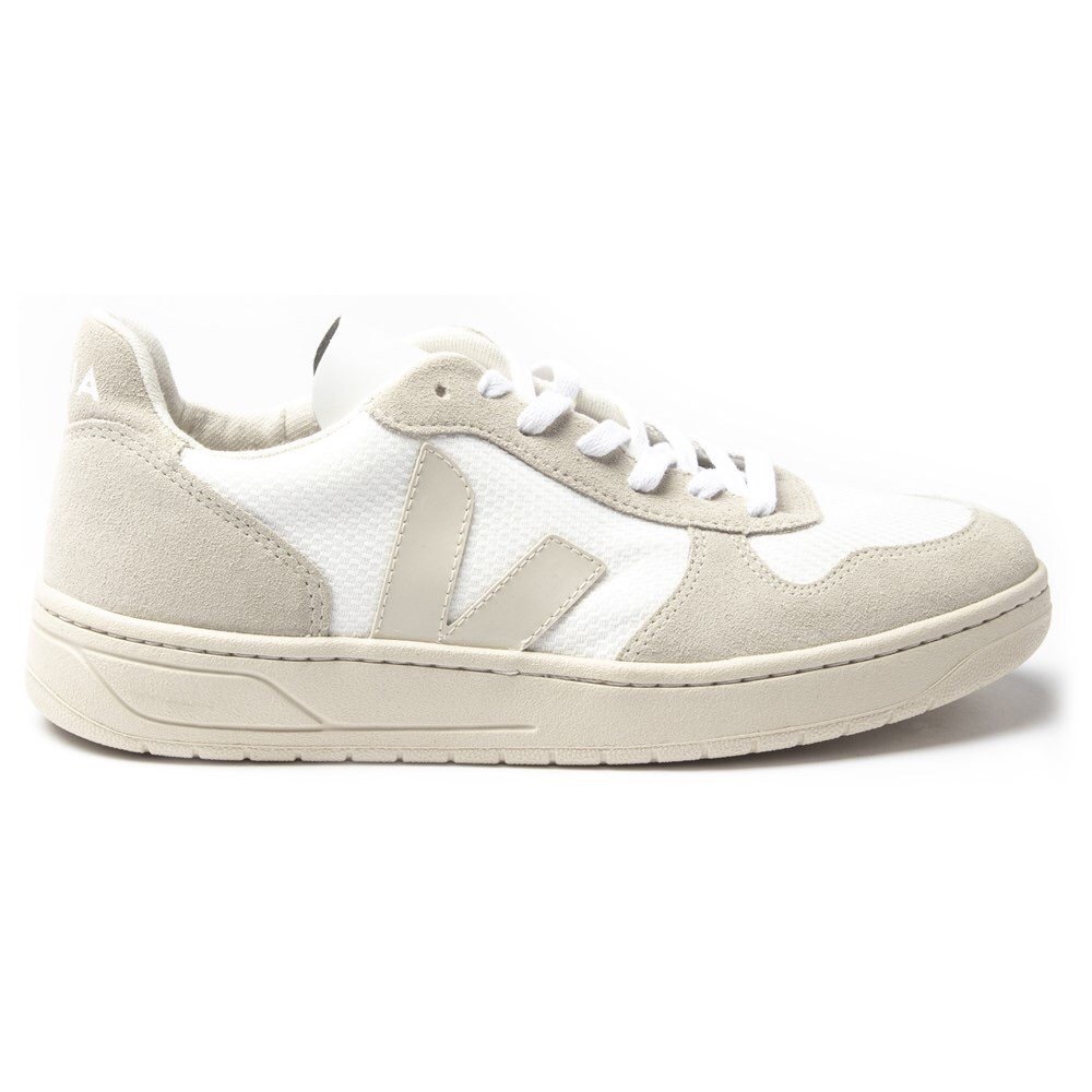 VEJA V10 B MESH SNEAKERS WHITE/NATURAL PIERRE